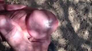 Old Men Wank Young Cock Outdoors