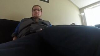 Fat Cock Daddy Masturbating