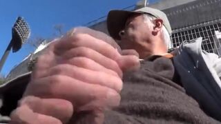 200 Grandpas Jerking Off Outdoors