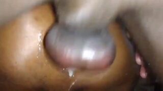 Big Black Cock Arrombando and Filling Ass with Cum!