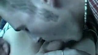 Twink Blows in Car and Gets a Facial