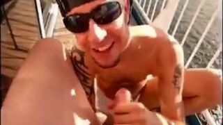 Rich Man Gets a Blowjob from a Twink on a Cruise Ship