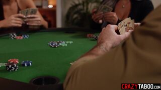 Poker night and fisting for hot babe