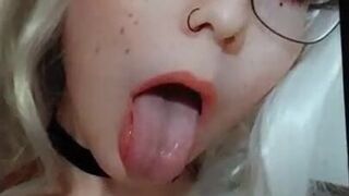 ahegao teen cum tribute