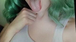 ahegao teen cum tribute