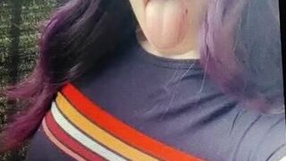 ahegao teen cum tribute