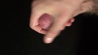 Close-up HD view of my throbbing cock with a creamy finish.