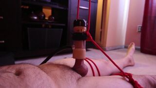 Toy Machine Milks Man Dry with Ruined Orgasms