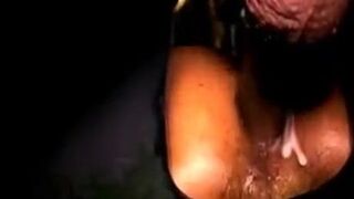 Black Cock Bareback Gloryhole Fuck