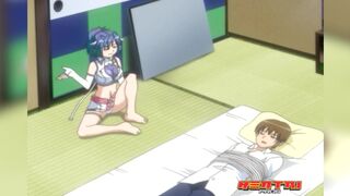 HENTAI PROS - Sex Goddess Fauna Fucks And Sucks Kosuke's Hard Cock To Try And Purify Him