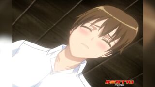 HENTAI PROS - Sex Goddess Fauna Fucks And Sucks Kosuke's Hard Cock To Try And Purify Him