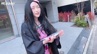 【Mr.Bunny】TZ-008 Picking up a girl cosplaying Nezuko on the street