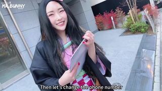 【Mr.Bunny】TZ-008 Picking up a girl cosplaying Nezuko on the street