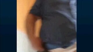 Fat Turkish Grandpa Strokes His Cock