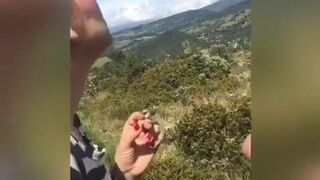 420 Smoking, Outdoor Blowjob and Sex with a View