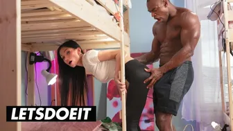 Horny Hostel - Brunette Maid Sasha Rose Steamy Anal Fuck With Huge BBC - HORNY HOSTEL