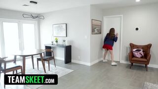 Freaky Step Siblings Masturbate To Their Own Stepmom