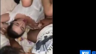 Threesome Blowjob with BBC