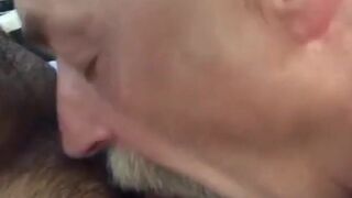 Truck Stop Cock Sucking with a Daddy Bear