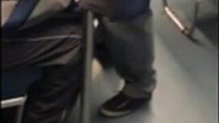 Big-Cock Daddies' Blowjob in Metro: Spy Video