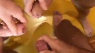 French Gay Group Masturbation Orgy