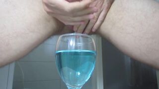 Creamy Cumshot into Water #2