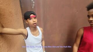 Dykes taking dick for money in the back alley - preview