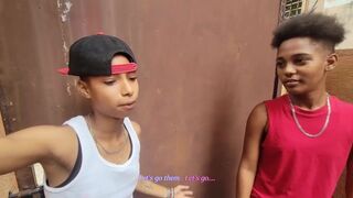 Dykes taking dick for money in the back alley - preview