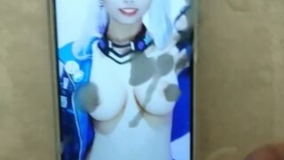 Ex Girlfriend Cosplay Armpit Cum Tribute