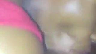 Black girl deepthroat gagging Puerto Rican dick i