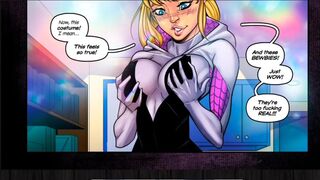 [Gameplay] Adult Spider Woman Becomes a Camgirl - Parody Comic