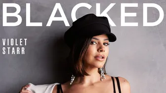 Blacked - Lovely young babe Violet Starr gets fucked by a long black penis