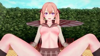 【ERIKA AMANO】【HENTAI 3D】【SHORT ONLY STANDING BACK CARRYING】【KAKKOU NO IINAZUKE/A COUPLE OF CUCKOOS】