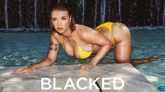 Blacked - Glamorous White Model Gabbie Carter Fucked By A Large Black Snake