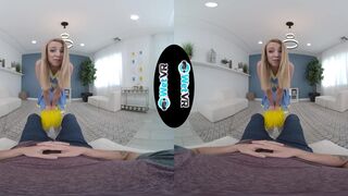Skinny Cheerleader Rides Big Dick In VR Porn
