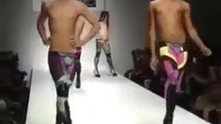 Black Crossdresser in Fierce Runway Show