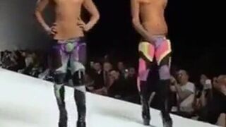 Black Crossdresser in Fierce Runway Show