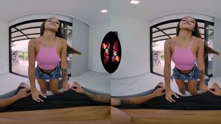 Beautiful Petite Latina Banging In VR