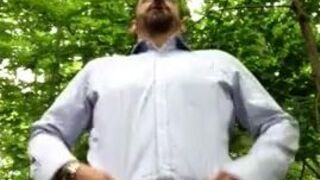 Forest Masturbation: Daddy's Outdoor Adventure