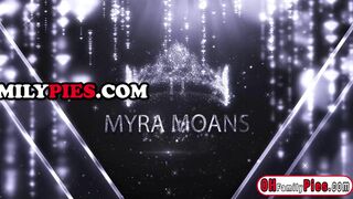 Myra Moans seduced big cock stepbro