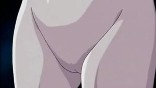 Busty anime teen slut eats dick