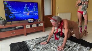 Mature Blondes' Christmas Anal Adventure