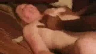 Husband friend bangs hot blonde wife from behind