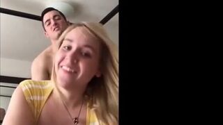 Blonde Amateur Enjoys Doggy-Style Pounding