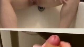 Amazing teen masturbate in the shower on sex chat