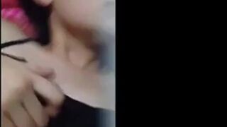 Shy Chinese Girl Tries to Hide Her Face During Orgasm