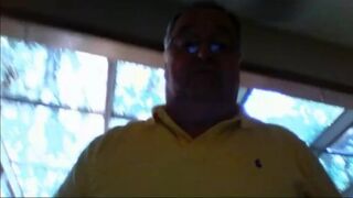 Grandpa Stroking on Webcam