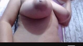 Filipina with Big Tits on an Amateur Webcam Show