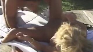 Blonde American MILF Teri Weigel's Outdoor Blowjob