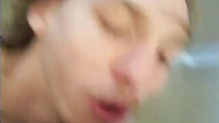 Twink Takes Big Cock and Cum in His Mouth